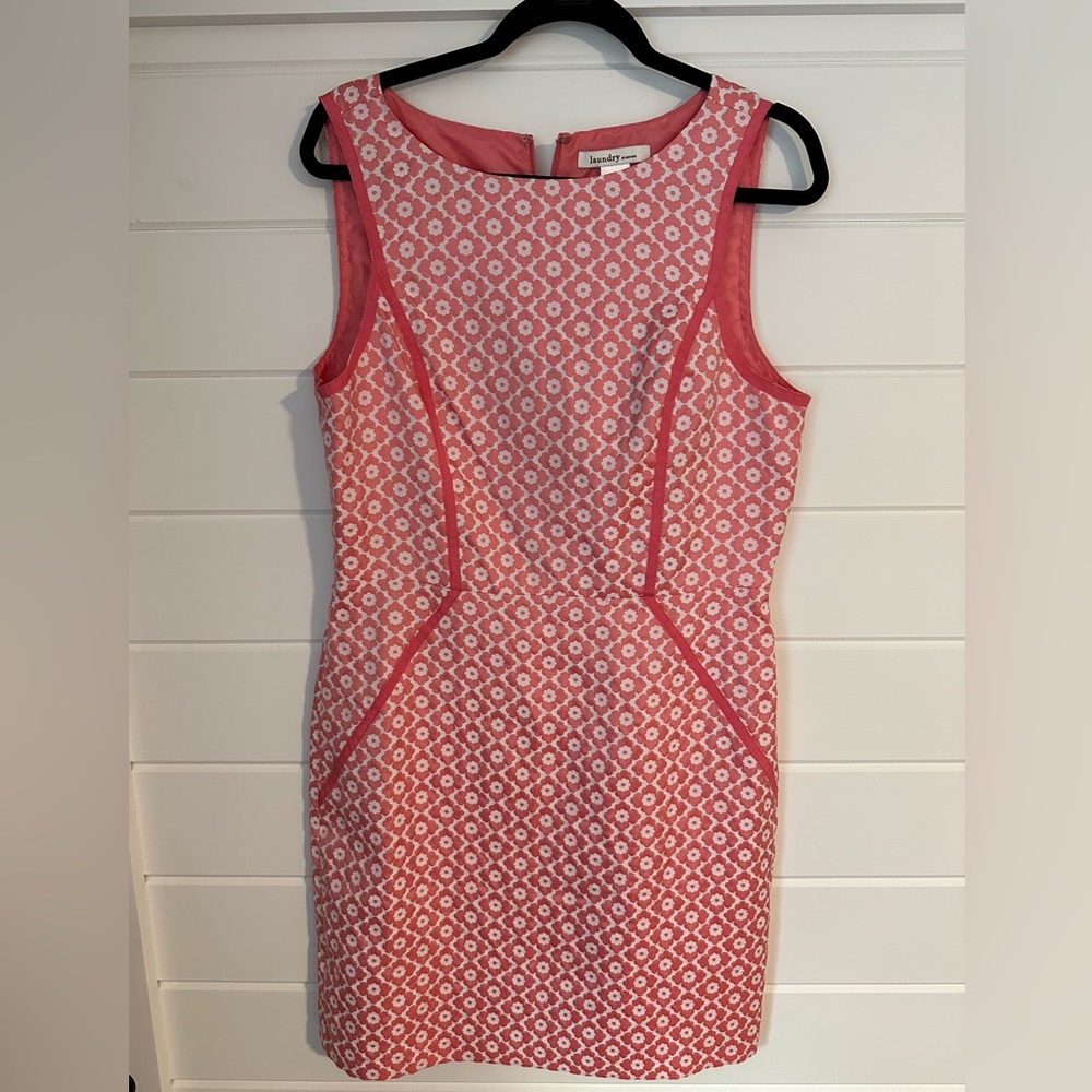 Laundry Coral Floral Professional Dress